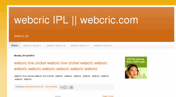 Webcric .com