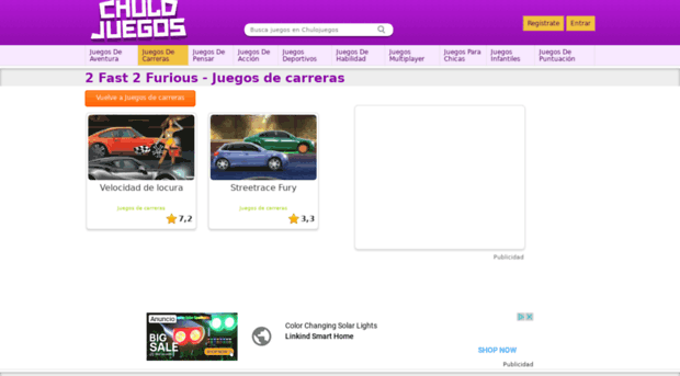 2-fast-2-furious.chulojuegos.com