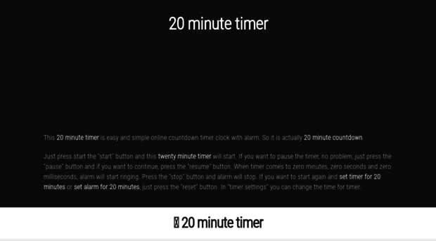 20.minute-timer.com