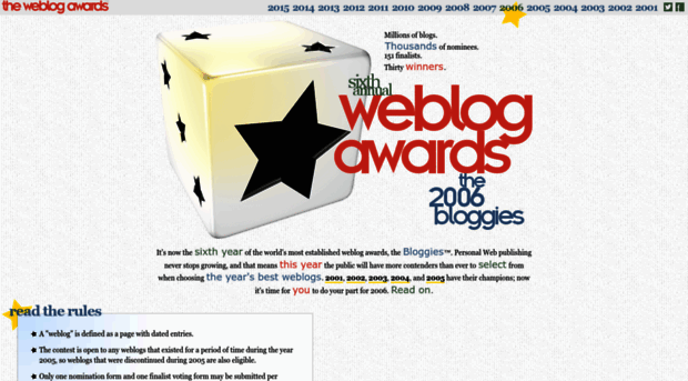 2006.bloggies.com