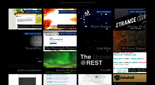 2012.spaceappschallenge.org