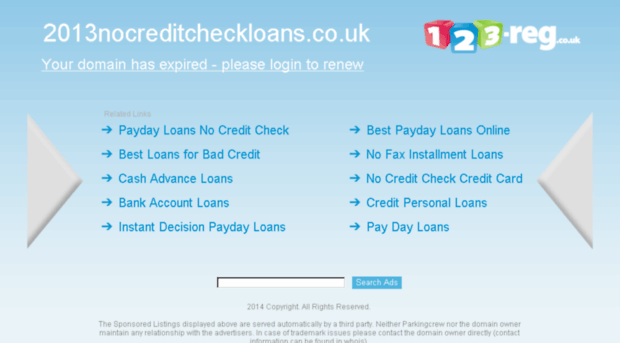 2013nocreditcheckloans.co.uk