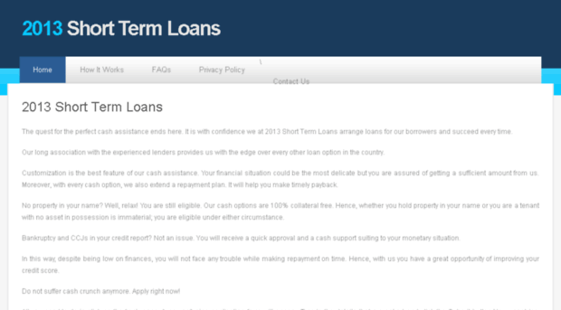 2013shorttermloans.co.uk