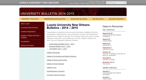 2014bulletin.loyno.edu