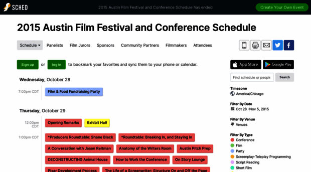 2015austinfilmfestivalandconfere.sched.org