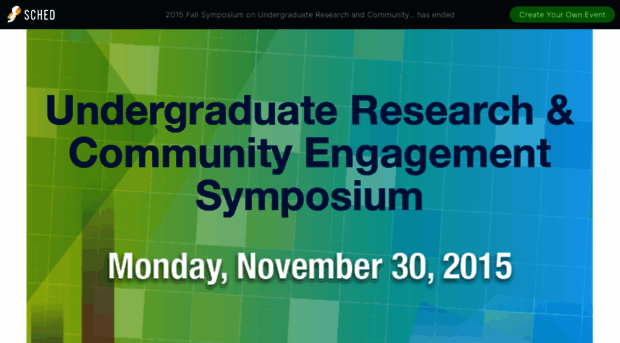 2015fallsymposiumonundergraduate.sched.org