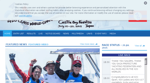 2015worlds.420sailing.org