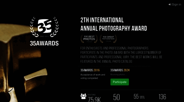 2016.35awards.com