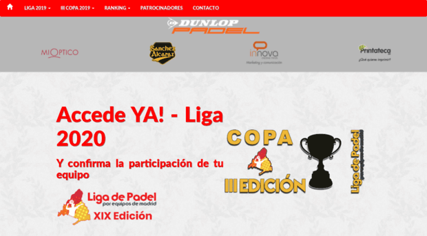 2016.ligapadelmadrid.com