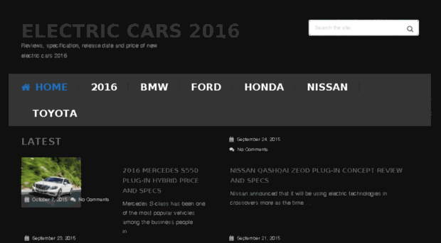 2016electriccars.com