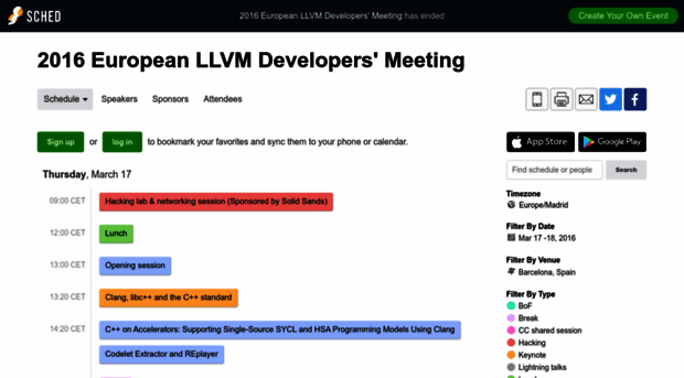 2016europeanllvmdevelopersmeetin.sched.org