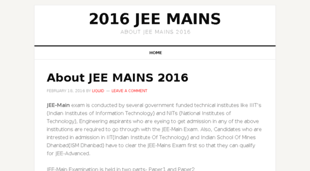 2016jeemains.in