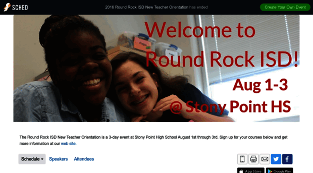 2016roundrockisdnewteacherorient.sched.com