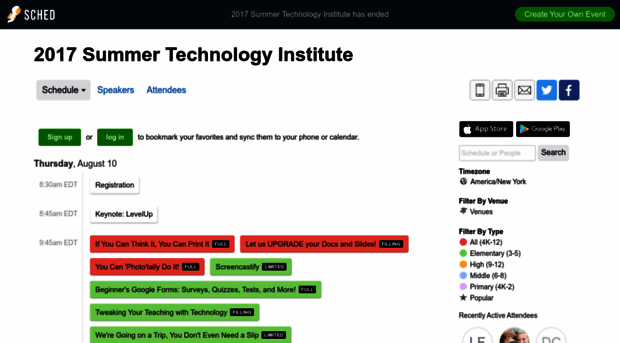 2017summertechnologyinstitute.sched.com