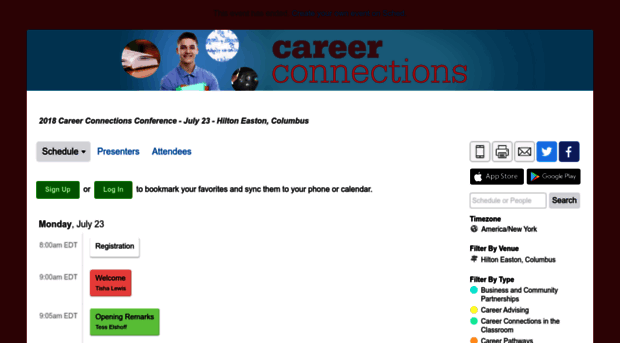 2018careerconnectionsconference.sched.com