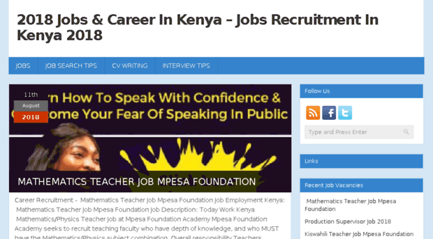 2018jobskenya.com