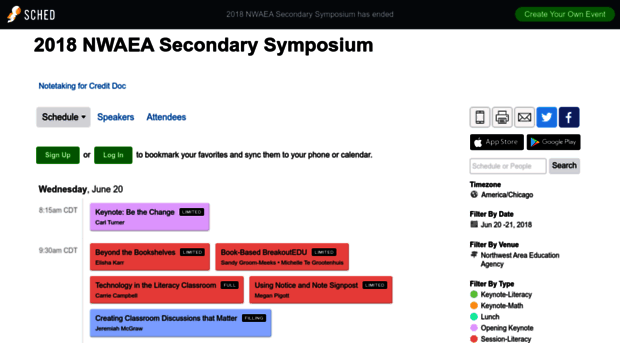 2018nwaeasecondarysymposium.sched.com