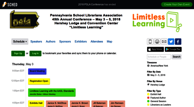 2018pslaconference.sched.com