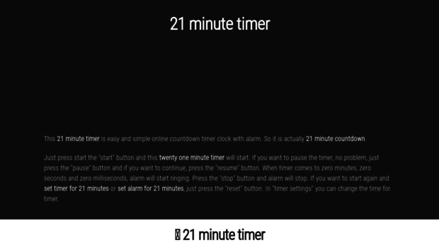 21.minute-timer.com