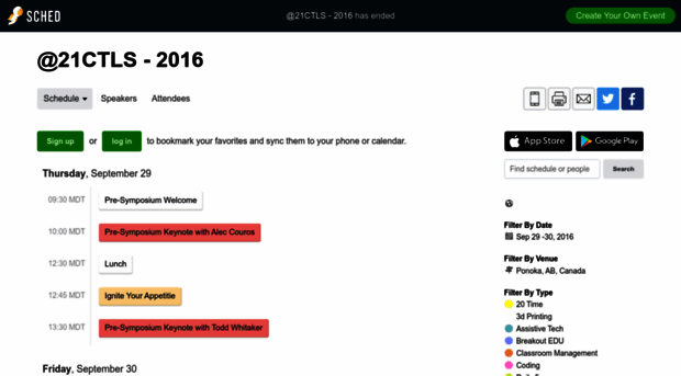 21ctls2016.sched.org