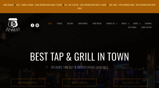 22westtapandgrill.com