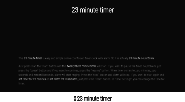 23.minute-timer.com