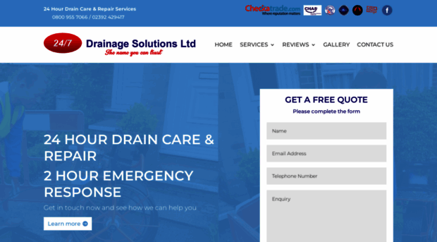 247drainagesolutions.co.uk