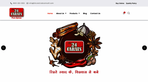 24caratspices.com