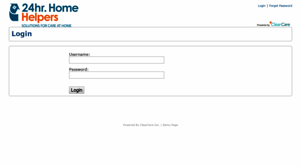 24hourhomehelpers.clearcareonline.com