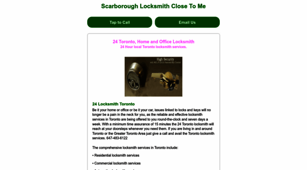 24torontolocksmith.net