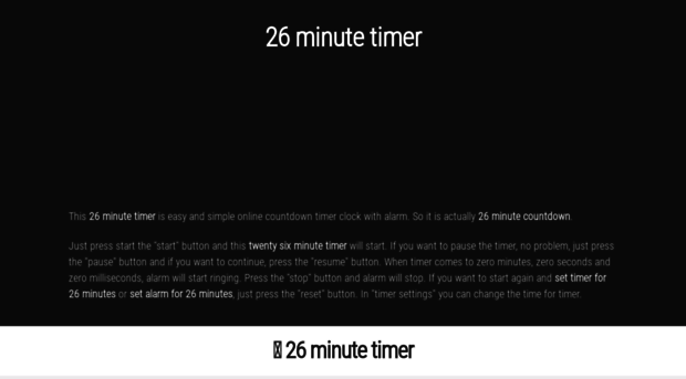 26.minute-timer.com