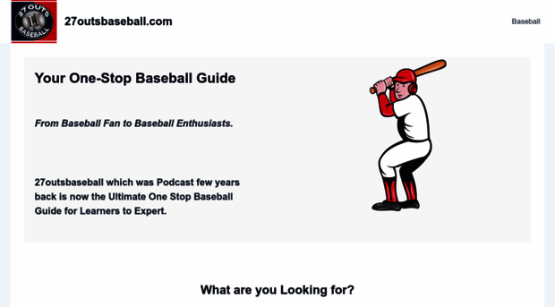 27outsbaseball.com