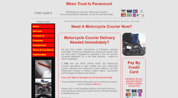 2b2motorcyclecouriers.co.uk