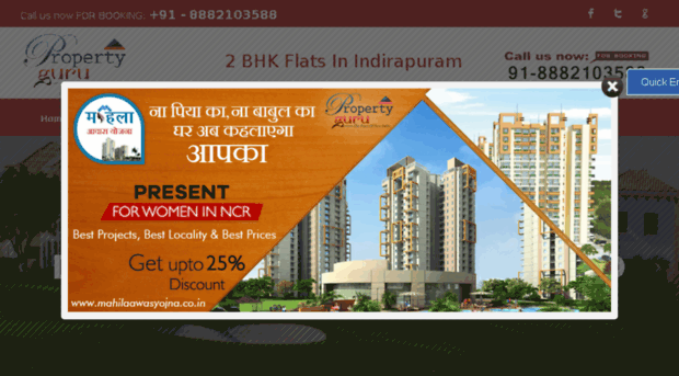 2bhkflatsinindirapuram.com