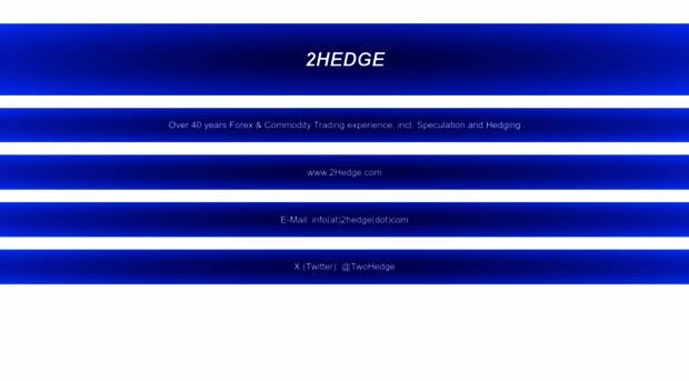 2hedge.com