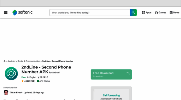2ndline-second-phone-number.en.softonic.com