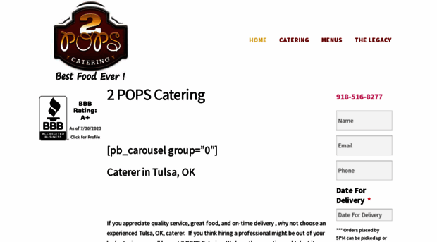 2popscatering.com