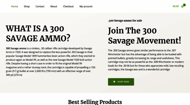 300savageammo.com