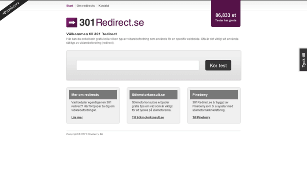 301redirect.se