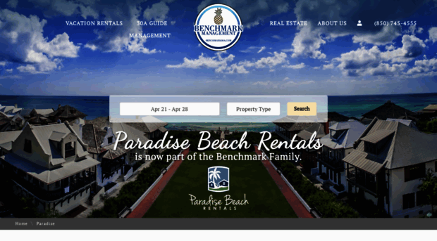 30aparadisebeachrentals.com