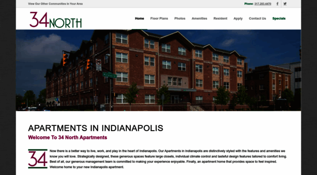 34northapartments.com