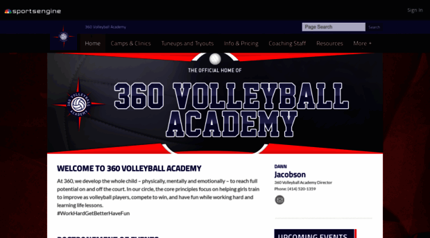 360volleyballacademy.com