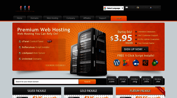 3alienswebhosting.com