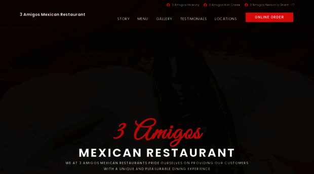 3amigosmexicanrestaurants.com