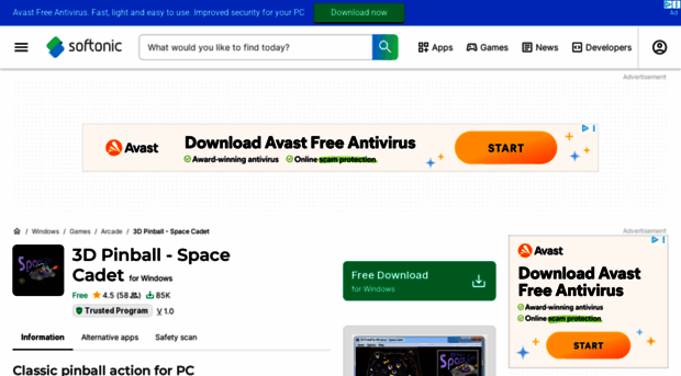 3d-pinball-space-cadet.en.softonic.com
