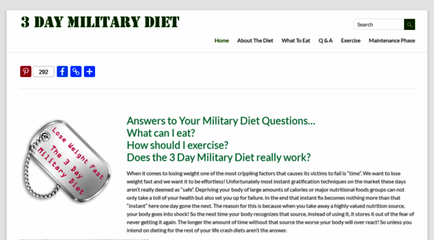 3daymilitarydiet.net