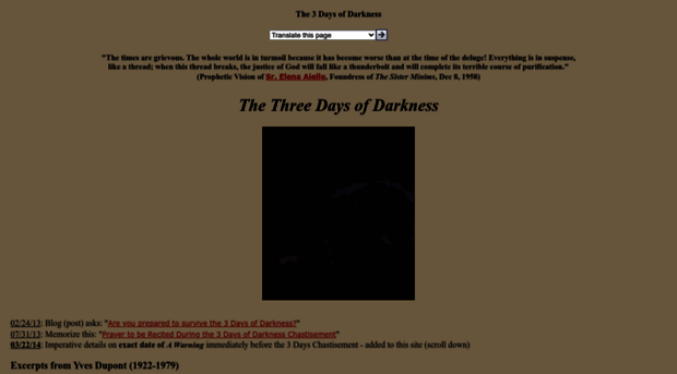 3daysofdarkness.com