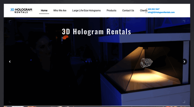 3dhologramrentals.com