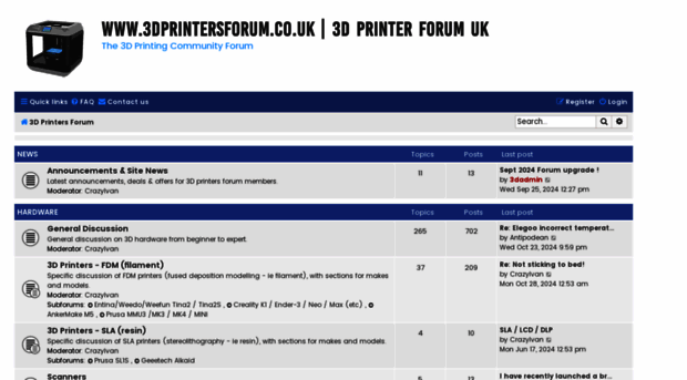 3dprintersforum.co.uk