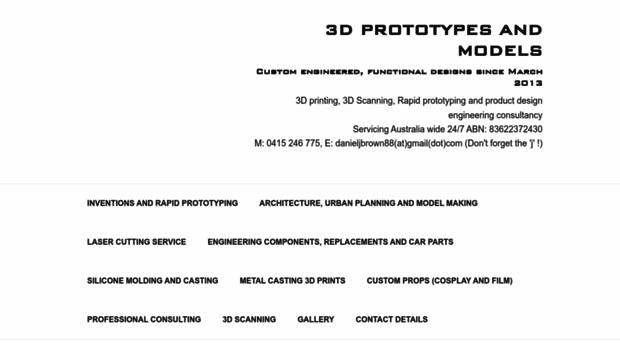 3dprototypesandmodels.com.au